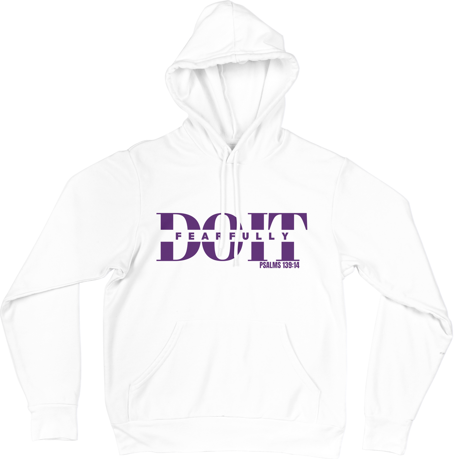 Do It Fearfully Hoodie - White