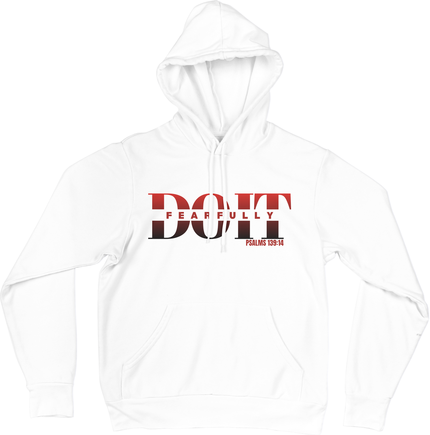 Do It Fearfully Hoodie - White