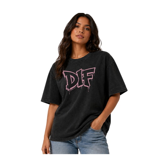 DIF Acid Wash Tee