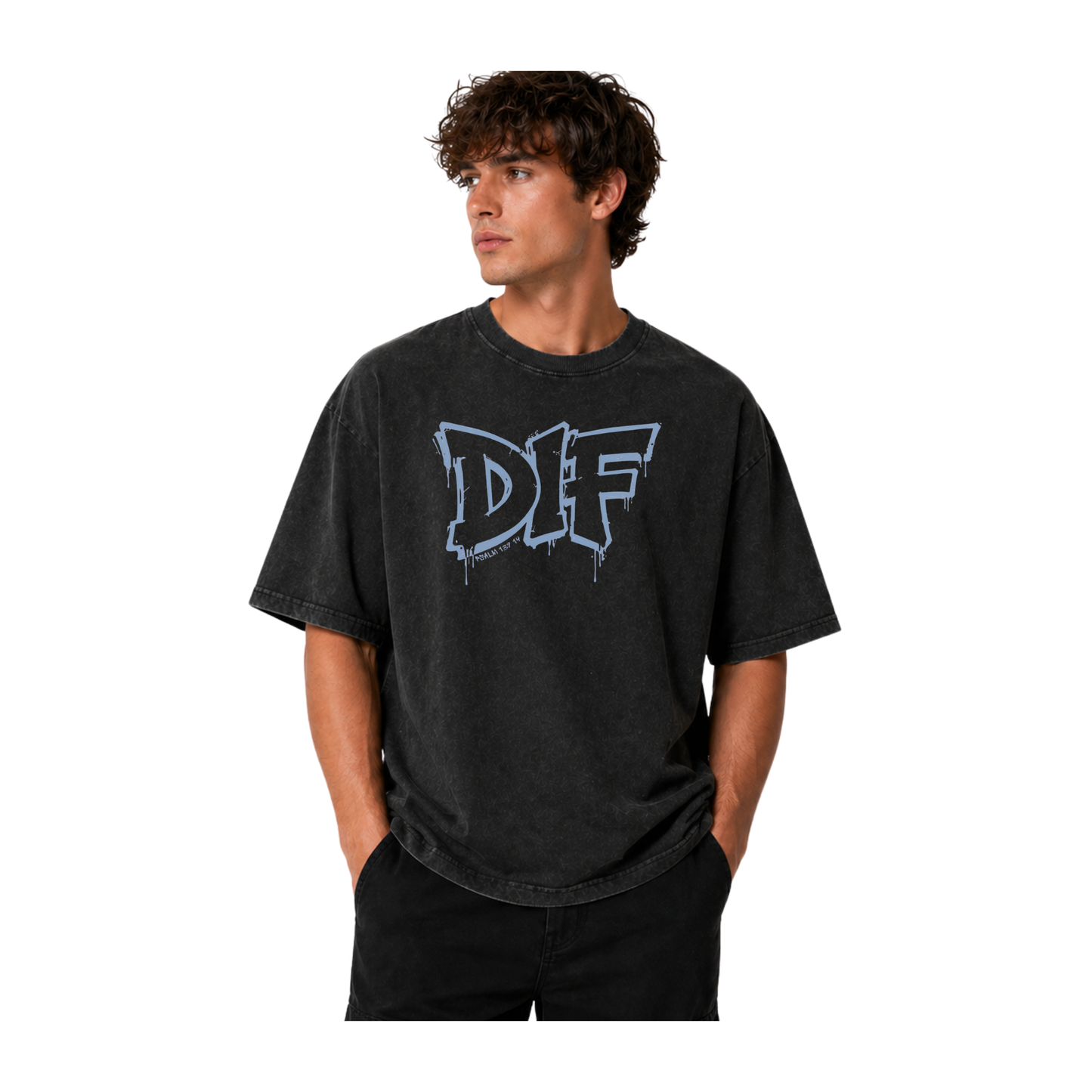 DIF Acid Wash Tee