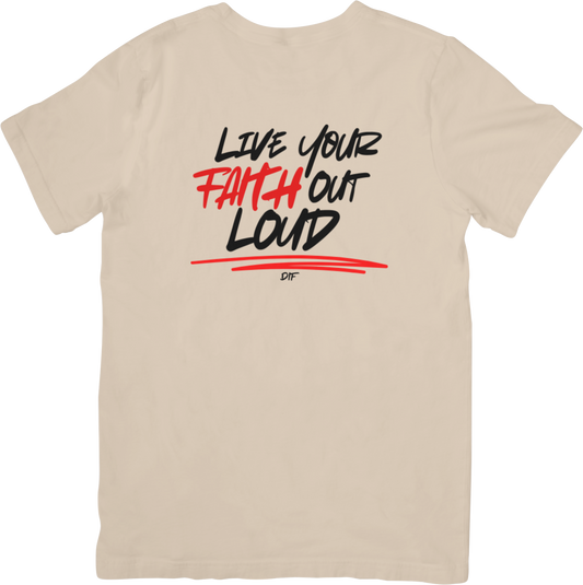 Live Your Faith Tee - Black