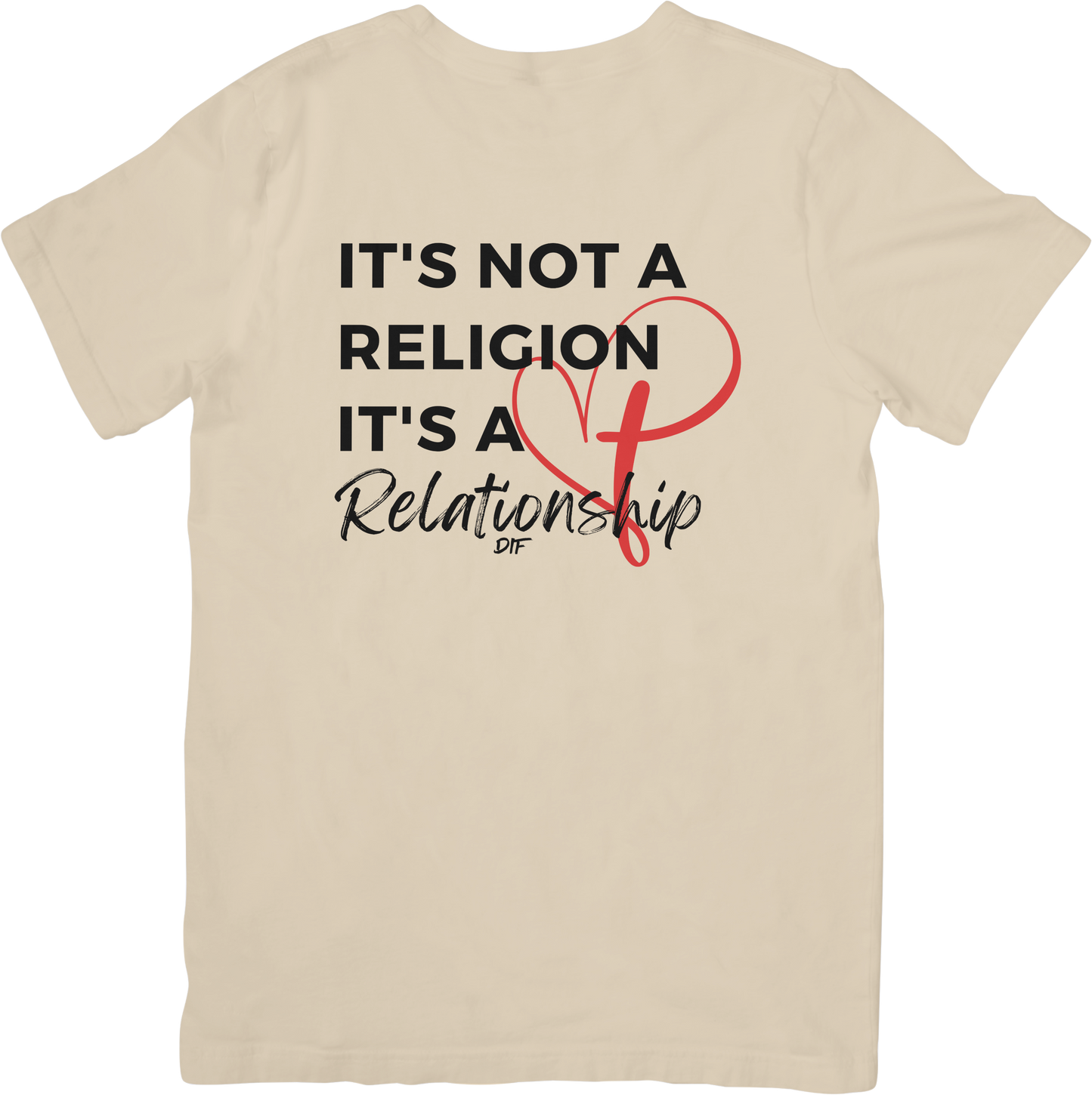 It's Not A Religion w/ Black Print Unisex Tee