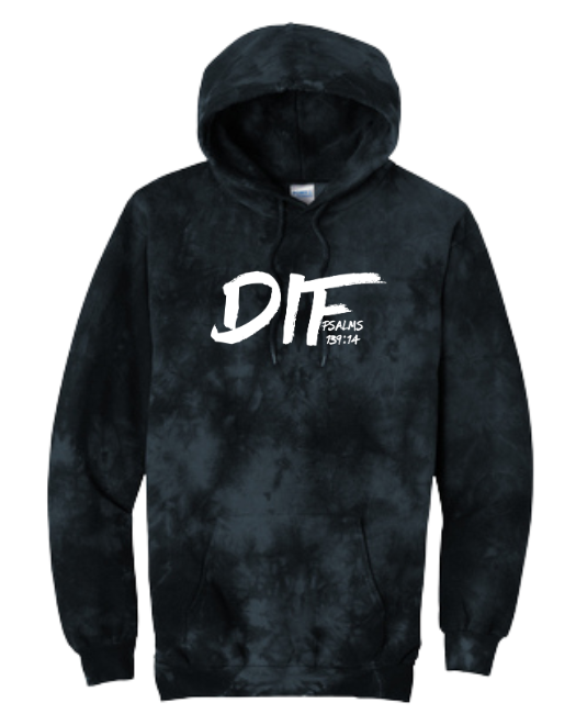 Crystal Tie Dye DIF Unisex Hoodie