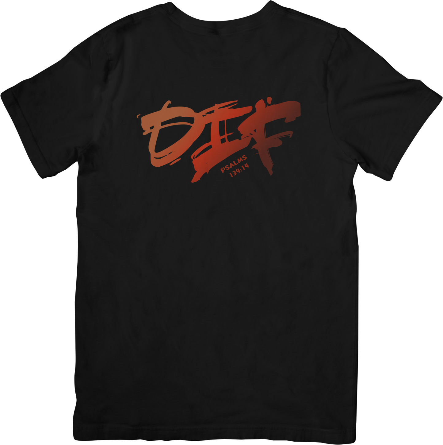 Fun Ombre DIF Unisex Tee - Black