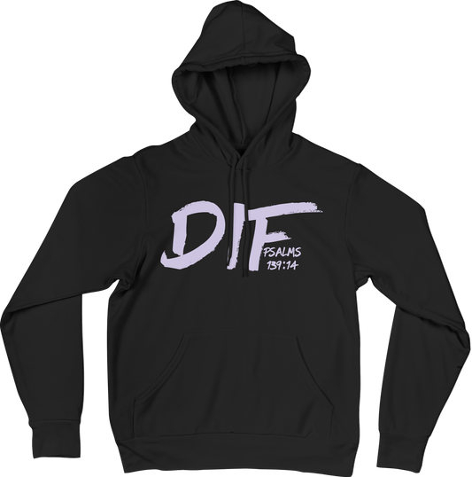 DIF Unisex Hoodie Black