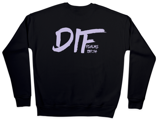 DIF Unisex Sweatshirt - Black