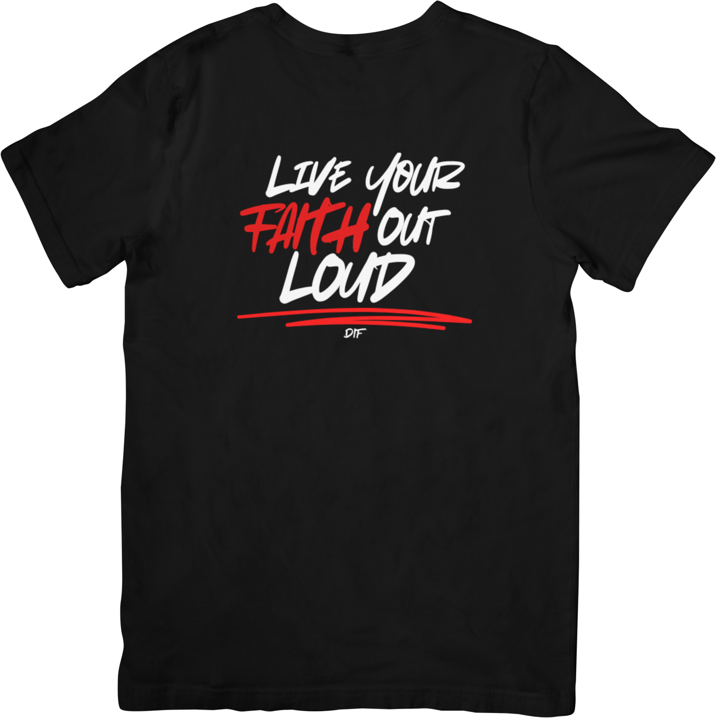 Live Your Faith Tee - White