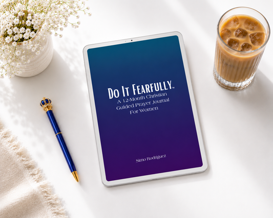 Do It Fearfully: A 12-Month Christian Guided Prayer Journal For Women - Digital