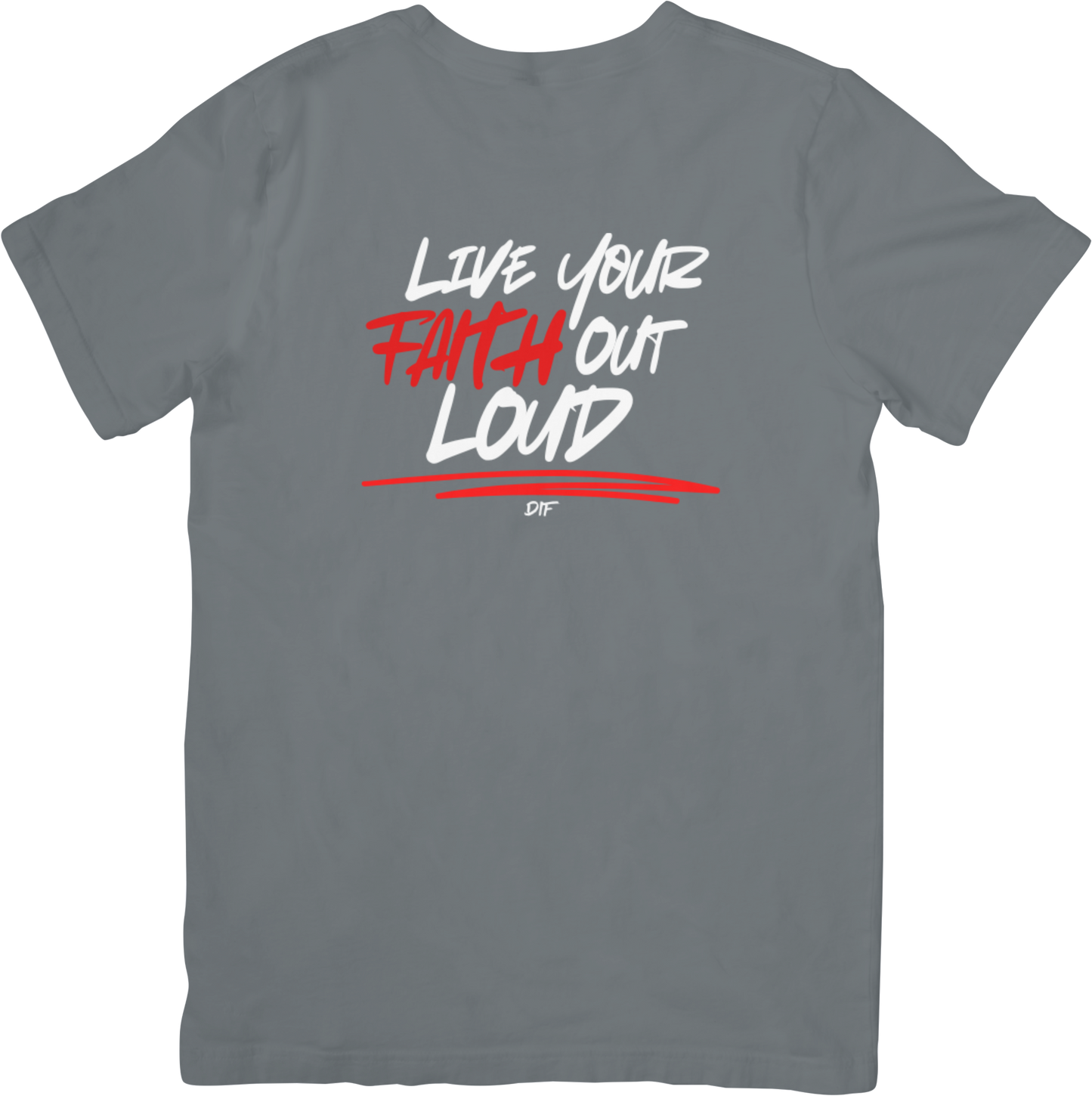 Live Your Faith Tee - White