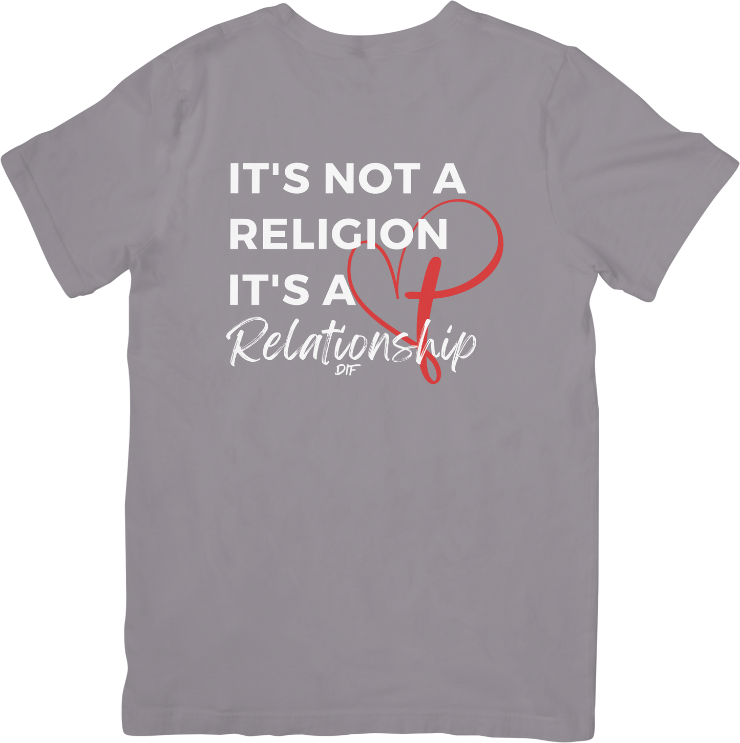 It's Not A Religion w/ White Print Unisex Tee