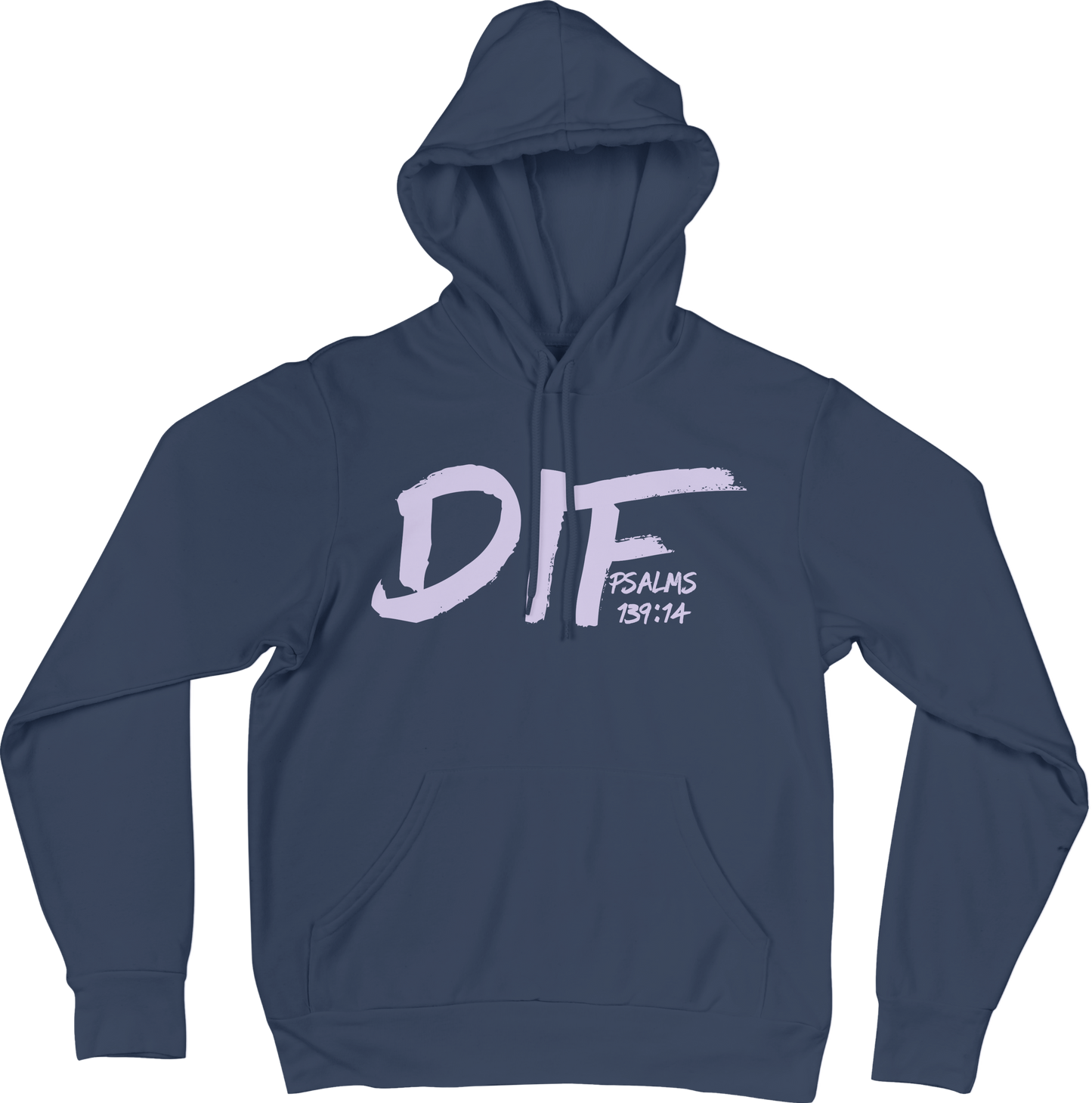 DIF Unisex Hoodie Navy Blue