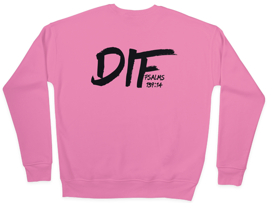 DIF Unisex Sweatshirt - Pink