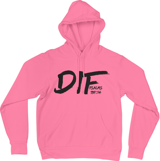 DIF Unisex Hoodie Pink