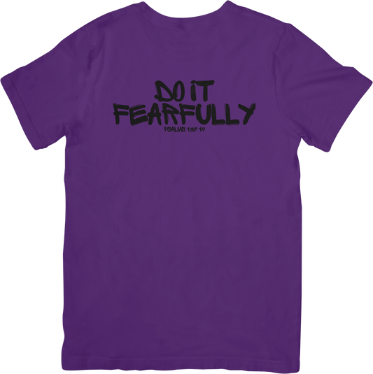 Graffiti Unisex Tee - Purple