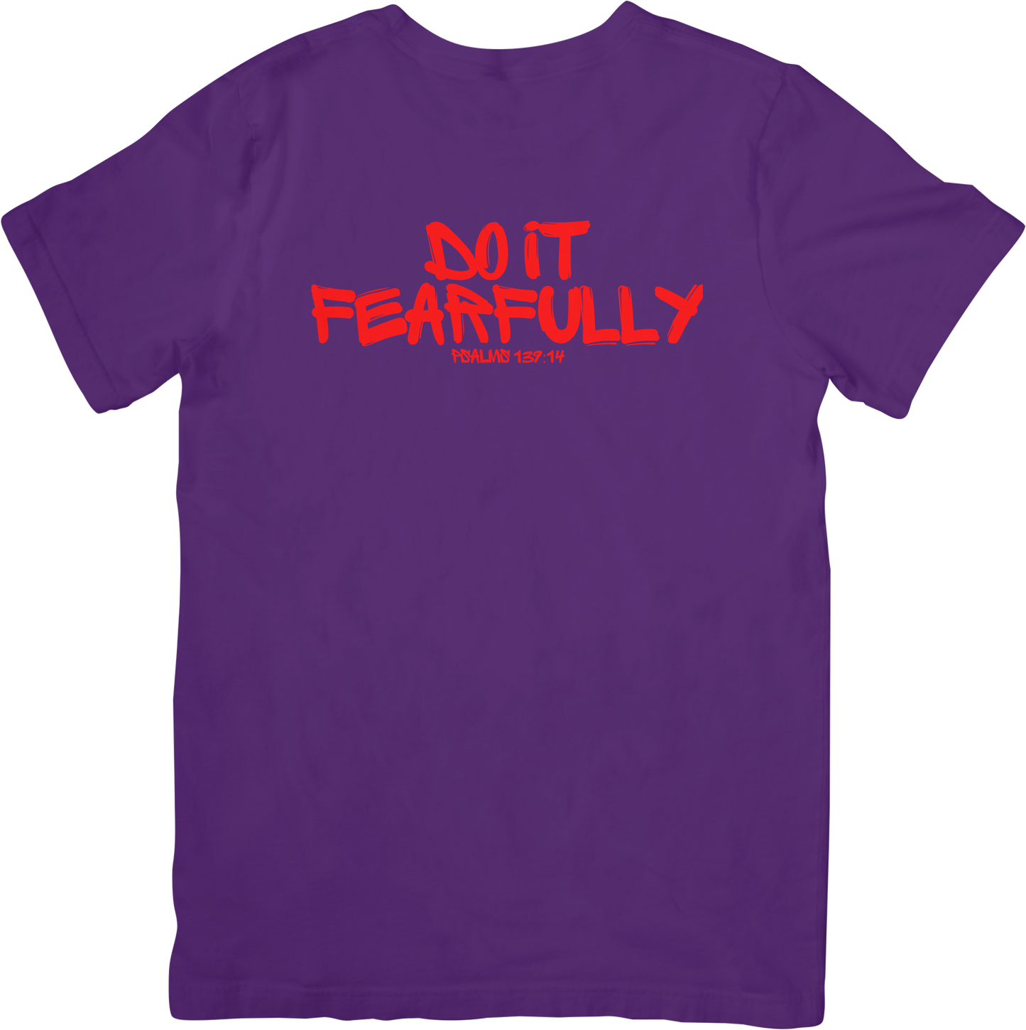 Graffiti Unisex Tee - Purple