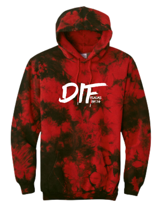 Crystal Tie Dye DIF Unisex Hoodie