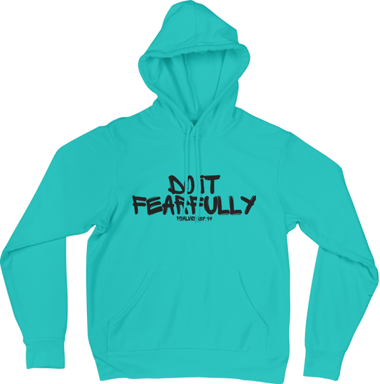 Graffiti Unisex Hoodie - Teal