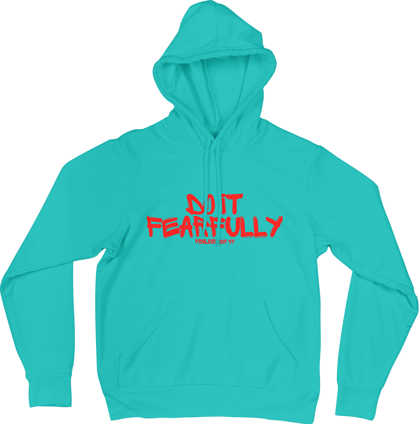 Graffiti Unisex Hoodie - Teal