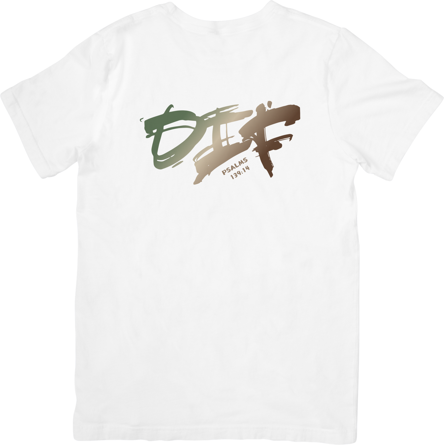 Fun Ombre DIF Unisex Tee - White